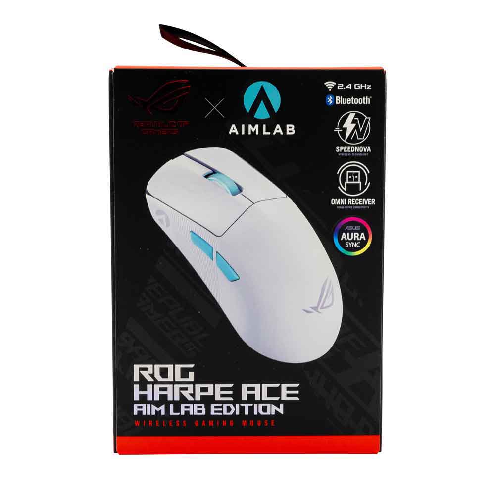 ASUS ROG Harpe Ace - Aim Lab Edition 90MP02W0-BMUA10, weiß ASUS ROG Harpe Ace - Aim Lab Edition 90MP02W0-BMUA10, weiß